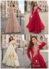 Jhalak By Sayuri Chinon Silk Wholesale Gown With Dupatta Suppliers In Mumbai

